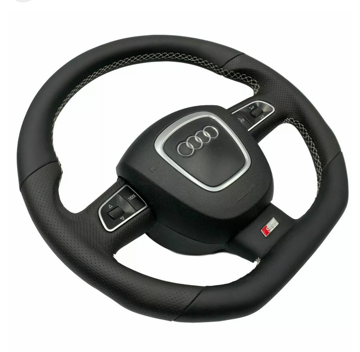 S-LINE Flat Steering Wheel Audi A3 A4 A5 A6 Q5 Q7