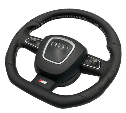 S-LINE Flat Steering Wheel Audi A3 A4 A5 A6 Q5 Q7